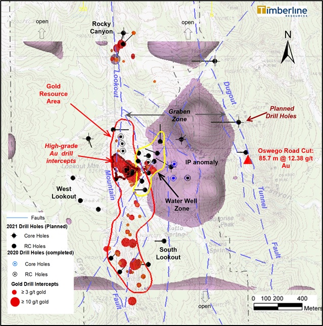 Timberline Resources Corp., Thursday, July 15, 2021, Press release picture