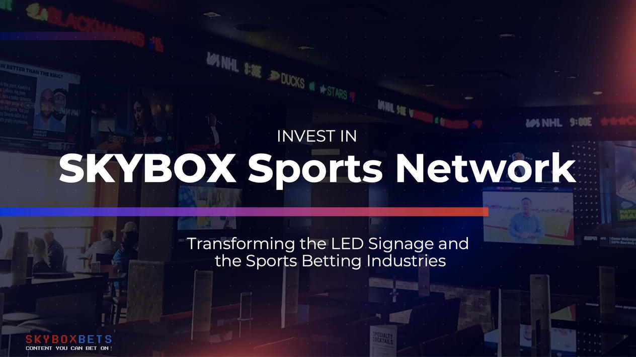 SKYBOX Sports Network , Monday, July 19, 2021, Press release picture