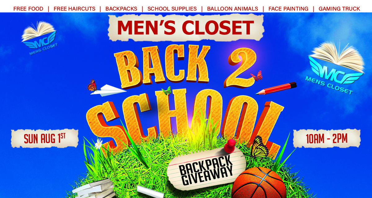 Mens Closet, Sunday, July 25, 2021, Press release picture