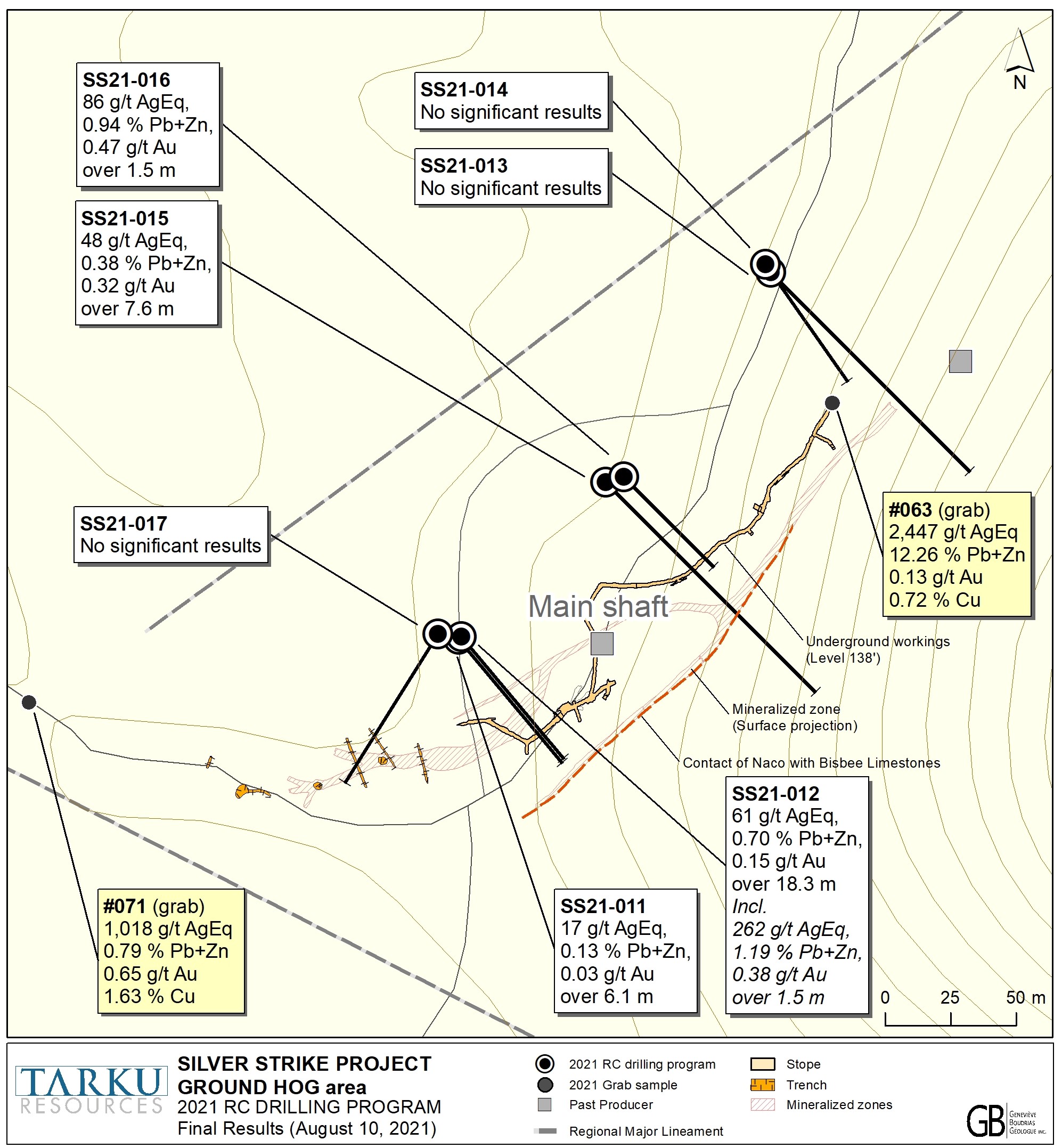 Tarku Resources ltd, Tuesday, August 10, 2021, Press release picture