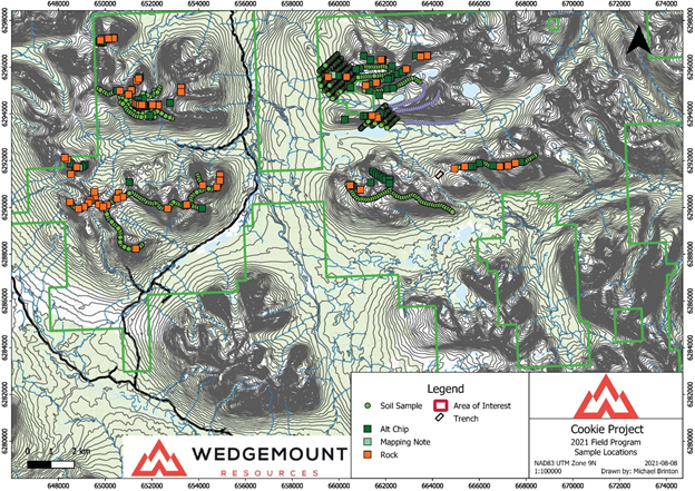 Wedgemount Resources Corp., Wednesday, August 11, 2021, Press release picture