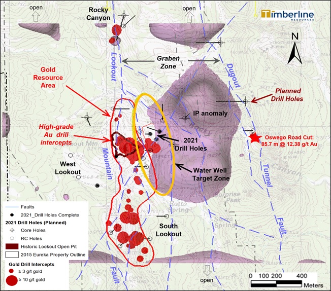 Timberline Resources Corp., Wednesday, August 11, 2021, Press release picture