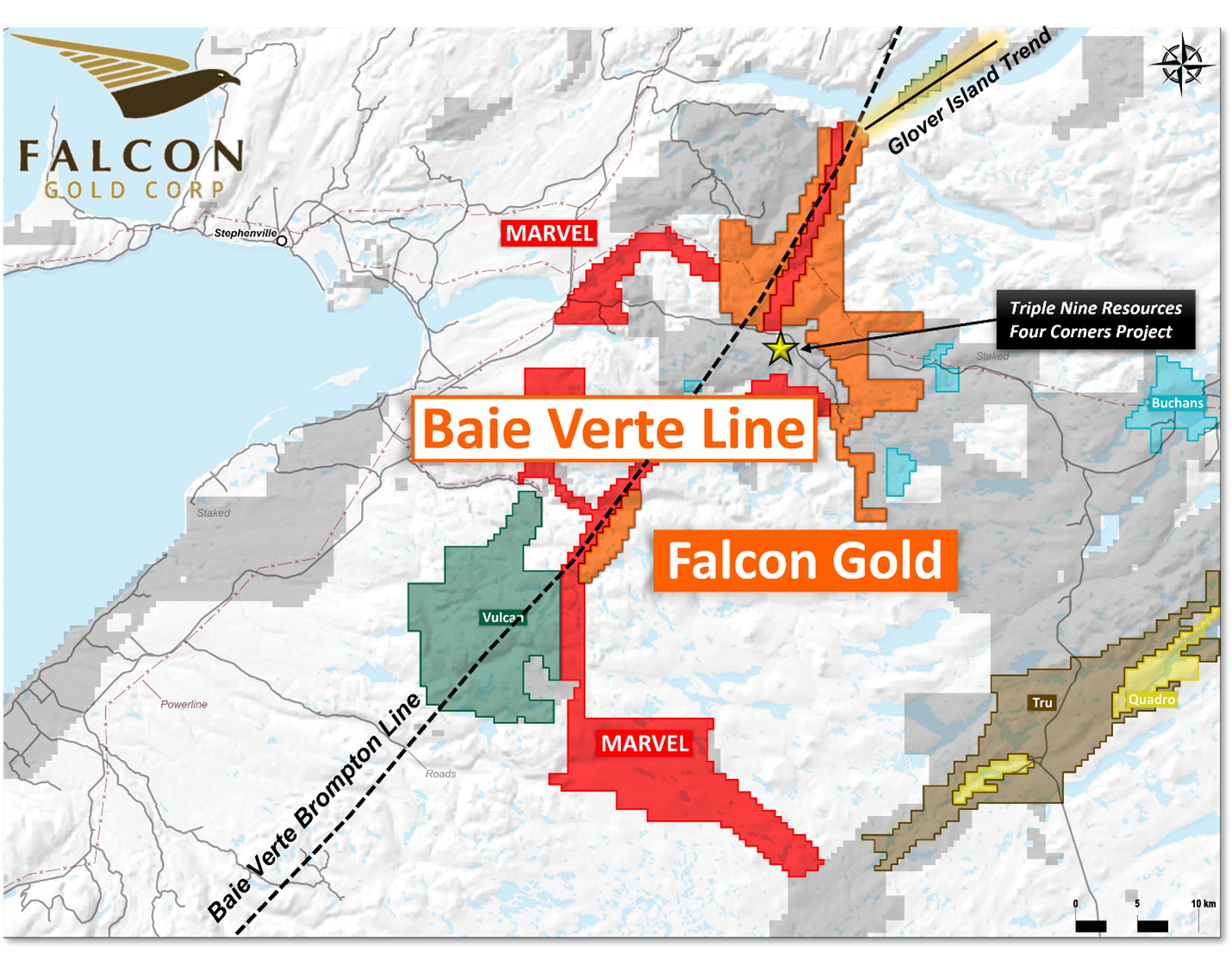 Falcon Gold Corp, Wednesday, August 18, 2021, Press release picture