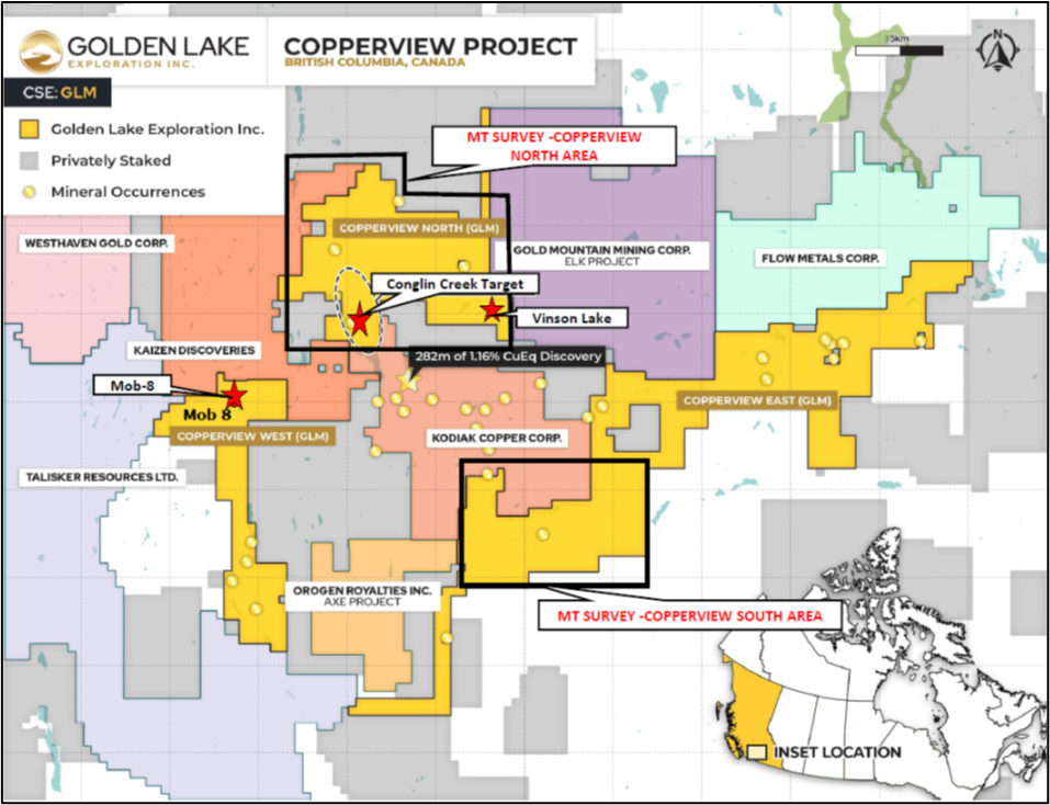 Golden Lake Exploration Inc., Tuesday, September 7, 2021, Press release picture