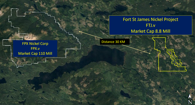 Fort St. James Nickel Corp., Thursday, September 16, 2021, Press release picture