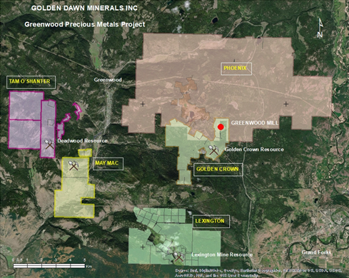 Golden Dawn Minerals Inc., Wednesday, September 29, 2021, Press release picture