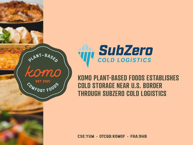 KOMO Plant Based Foods Inc., Thursday, October 7, 2021, Press release picture