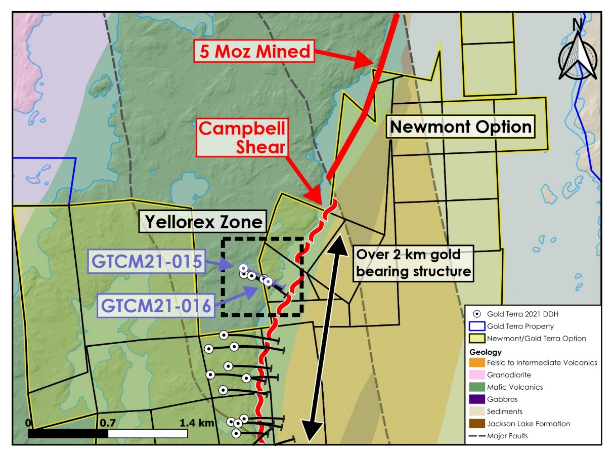 Gold Terra Resource Corp, Wednesday, October 13, 2021, Press release picture