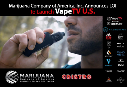 Marijuana Company of America, Inc., Wednesday, November 3, 2021, Press release picture