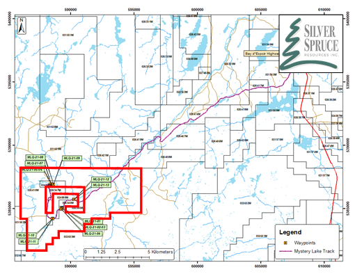 Silver Spruce Resources Inc., Tuesday, November 23, 2021, Press release picture