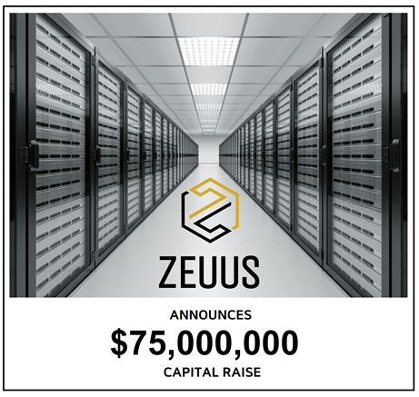 ZEUUS INC., Monday, December 6, 2021, Press release picture