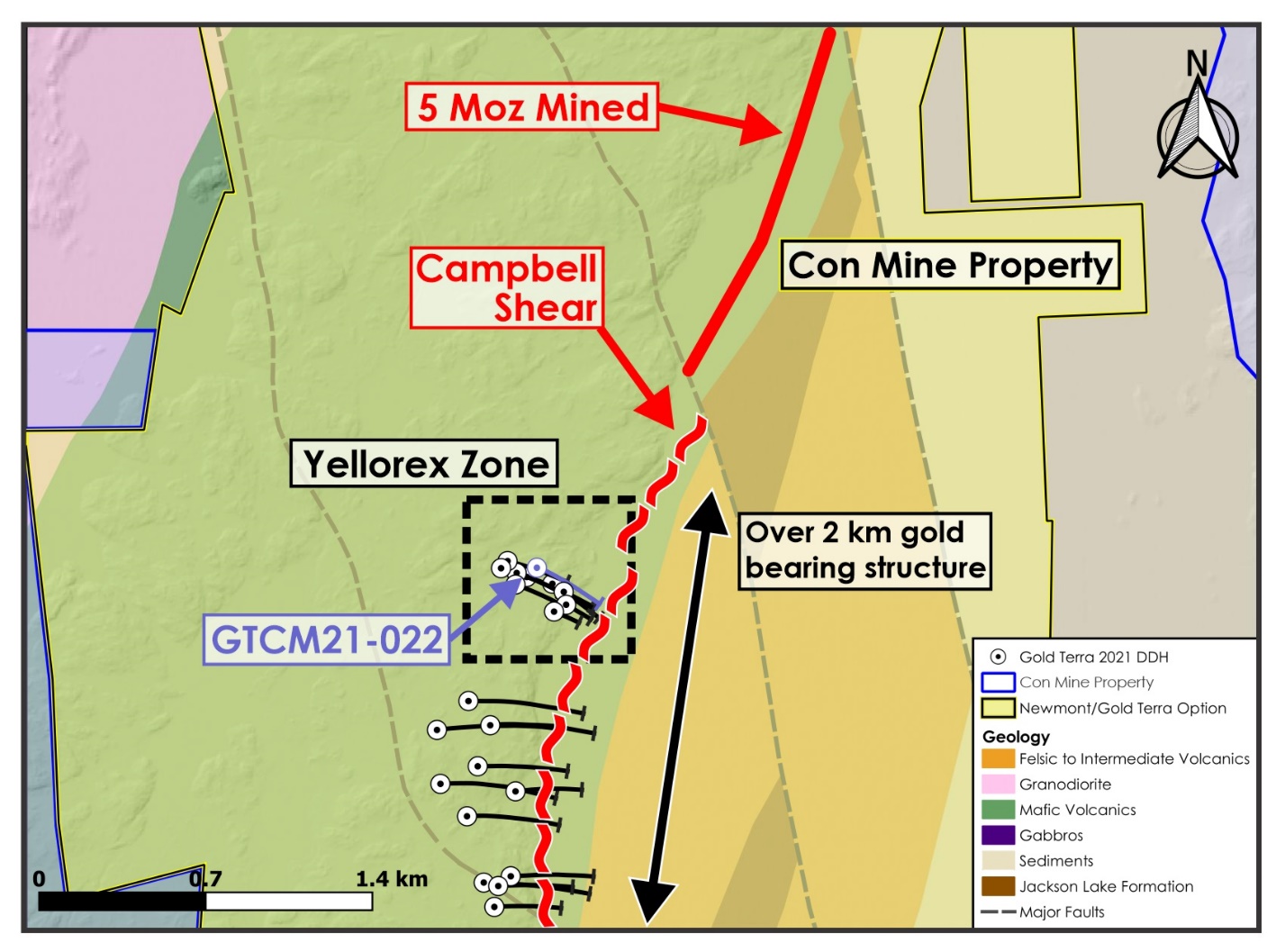 Gold Terra Resource Corp, Tuesday, January 11, 2022, Press release picture