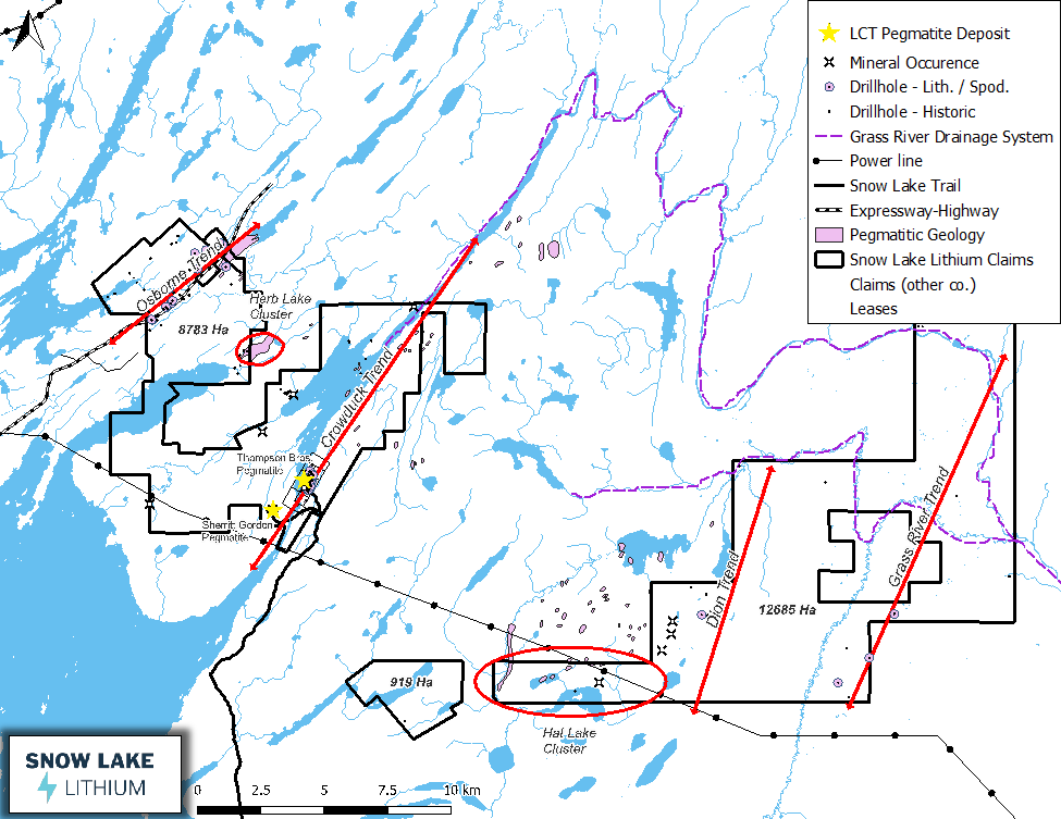 Snow Lake Resources Ltd., Tuesday, February 8, 2022, Press release picture
