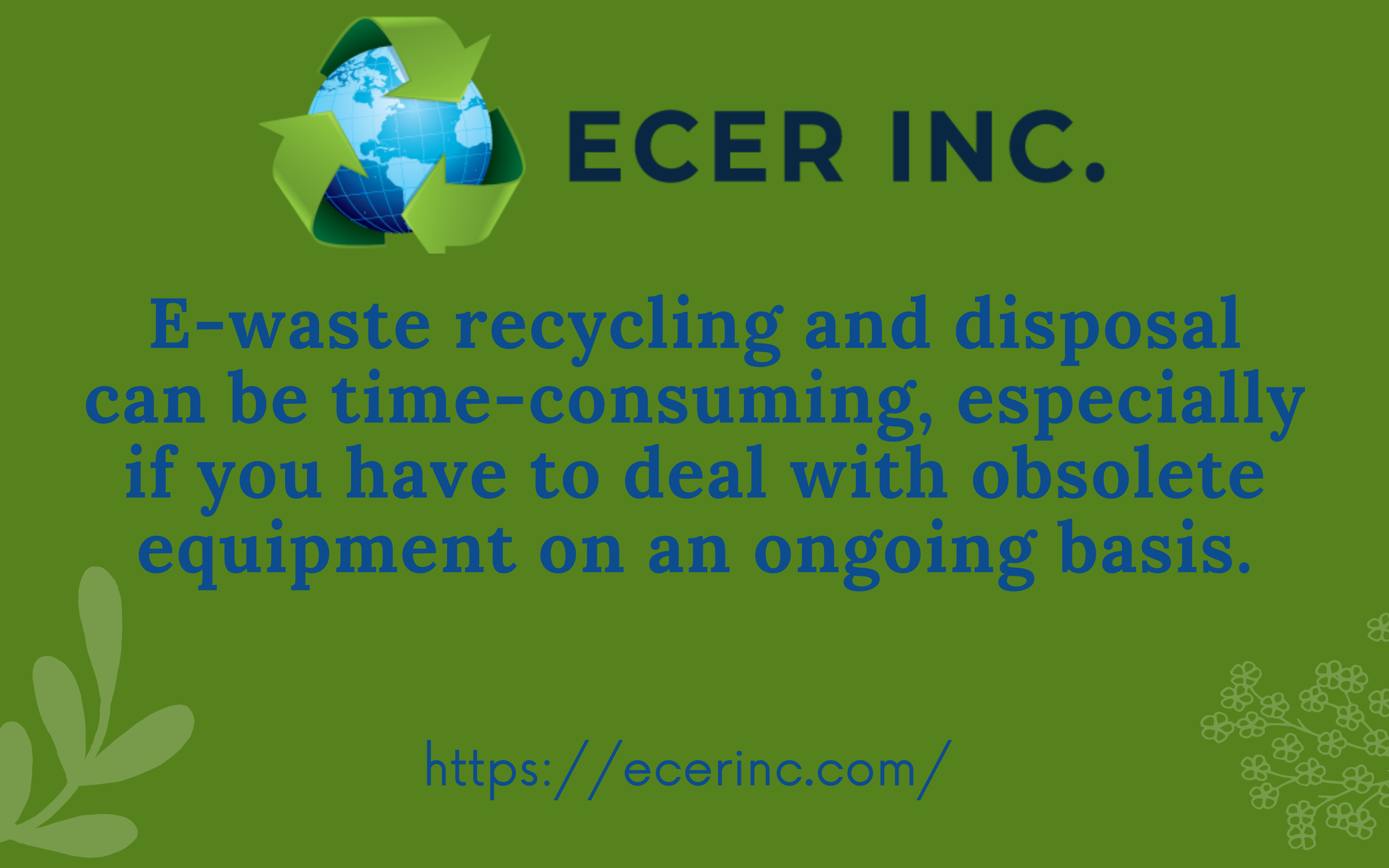 East Coast Electronics Recycling, Thursday, February 24, 2022, Press release picture