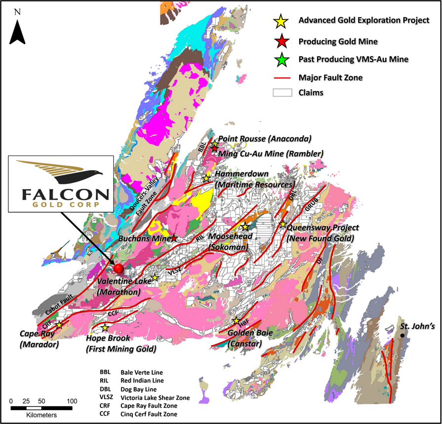 Falcon Gold Corp, Thursday, April 7, 2022, Press release picture