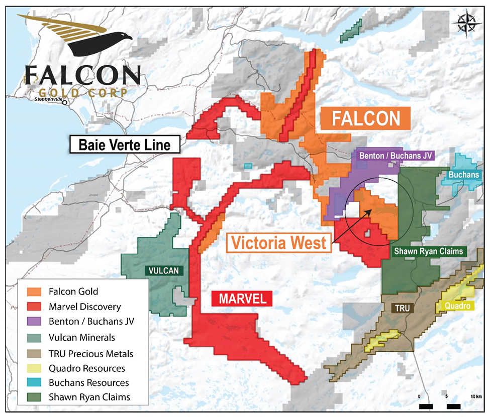 Falcon Gold Corp, Thursday, April 7, 2022, Press release picture