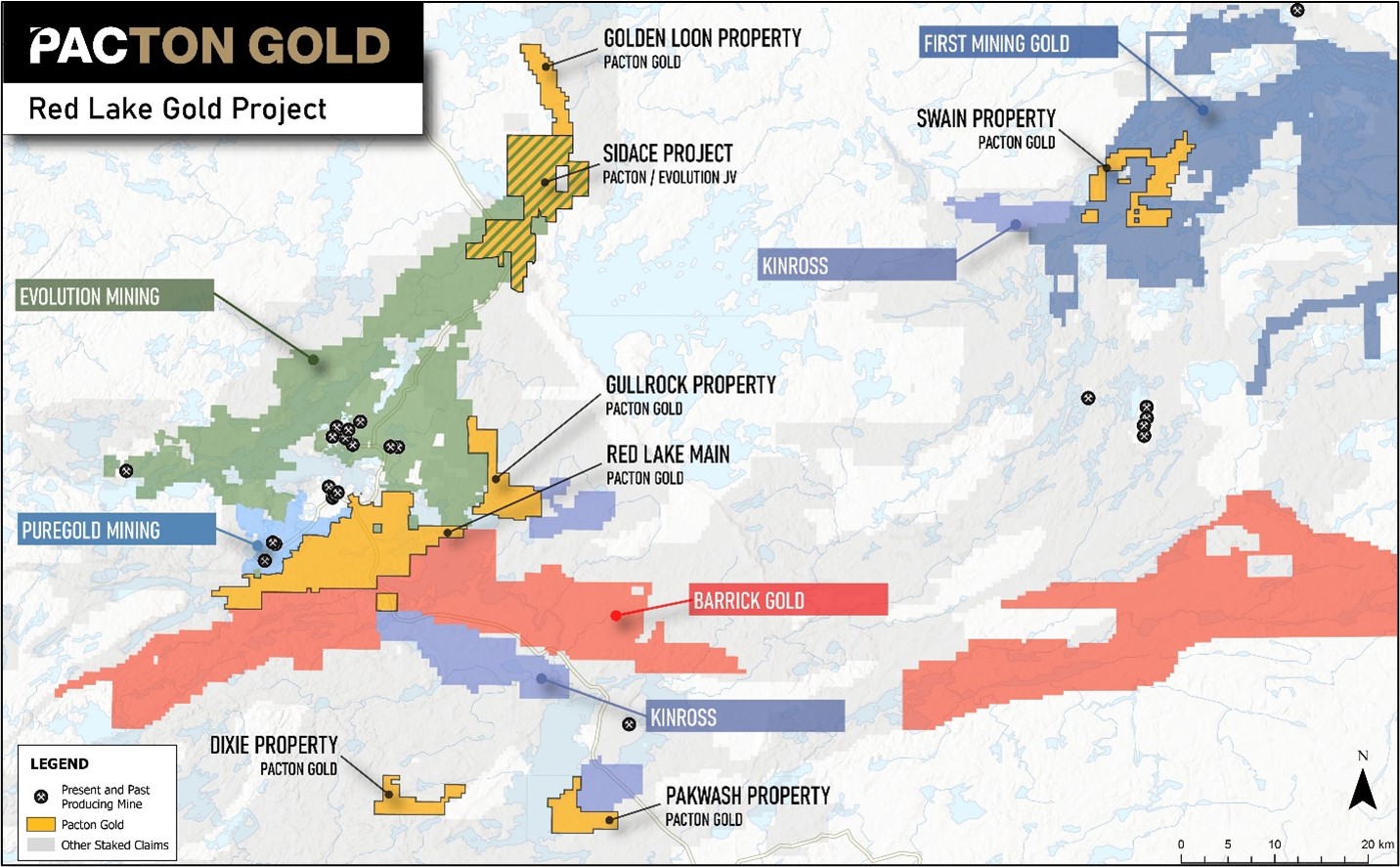 Pacton Gold, Tuesday, April 12, 2022, Press release picture