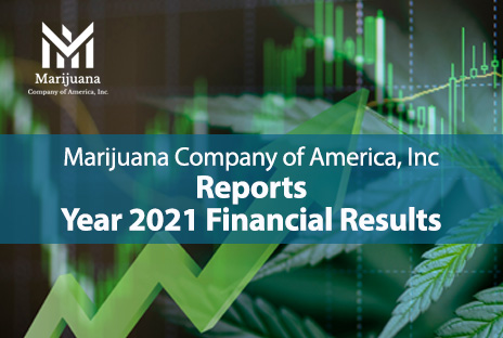 Marijuana Company of America Inc., Tuesday, April 19, 2022, Press release picture