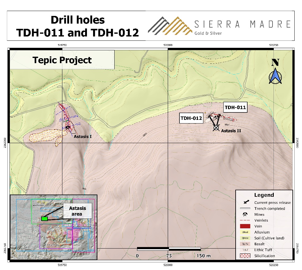 Sierra Madre Gold and Silver, Thursday, May 5, 2022, Press release picture