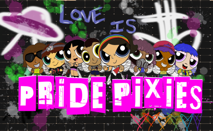 PRIDE PIXIES, Thursday, May 12, 2022, Press release picture