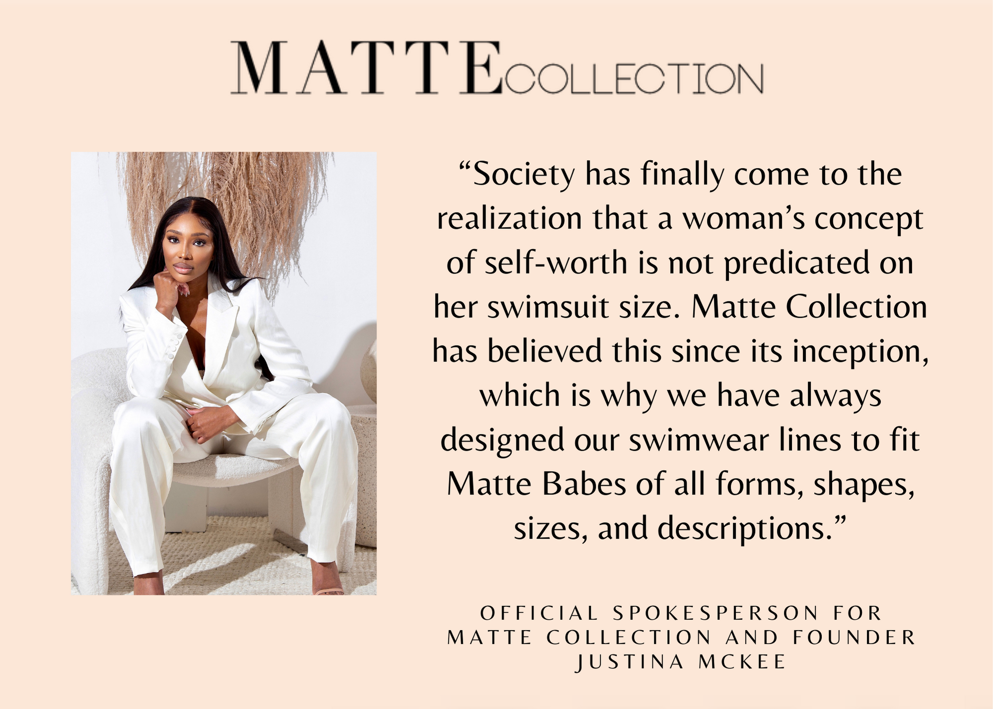 Matte Collection, Wednesday, May 25, 2022, Press release picture