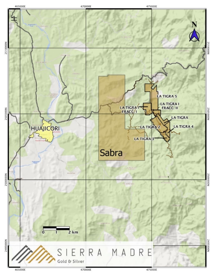 Sierra Madre Gold and Silver, Tuesday, May 24, 2022, Press release picture