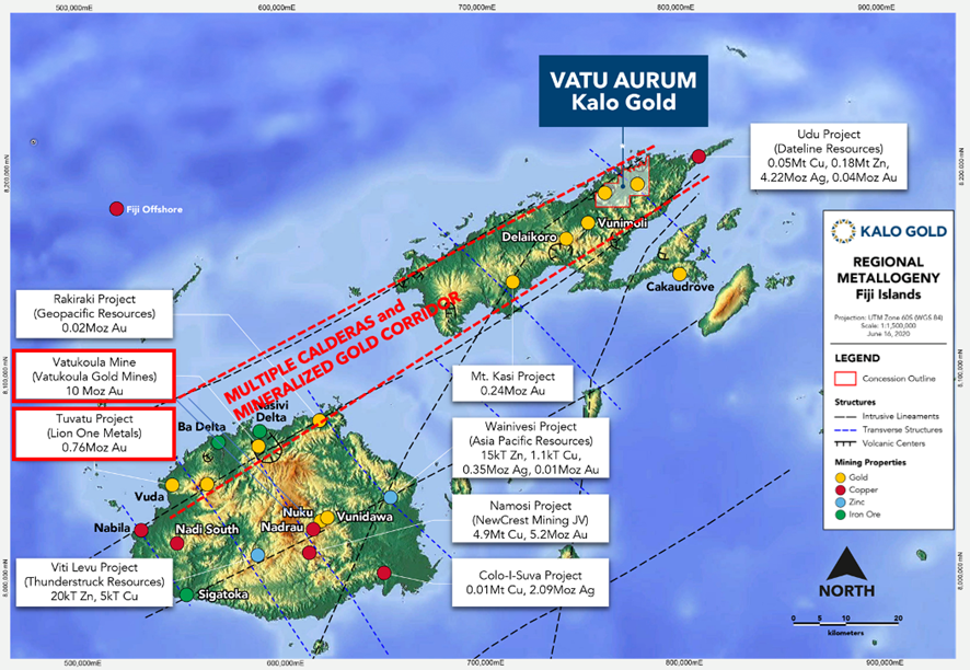 Kalo Gold Corp., Tuesday, June 14, 2022, Press release picture