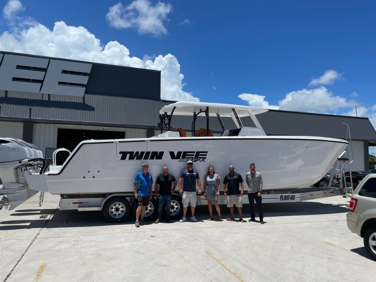 Twin Vee PowerCats Co., Tuesday, July 12, 2022, Press release picture