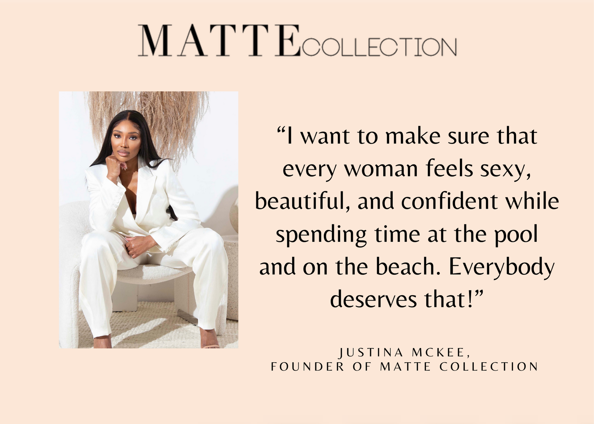 Matte Collection, Thursday, July 14, 2022, Press release picture