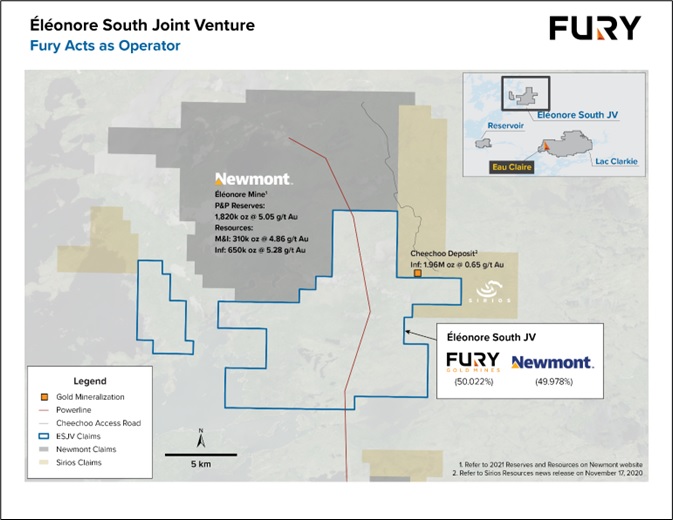 Fury Gold Mines, Friday, August 5, 2022, Press release picture
