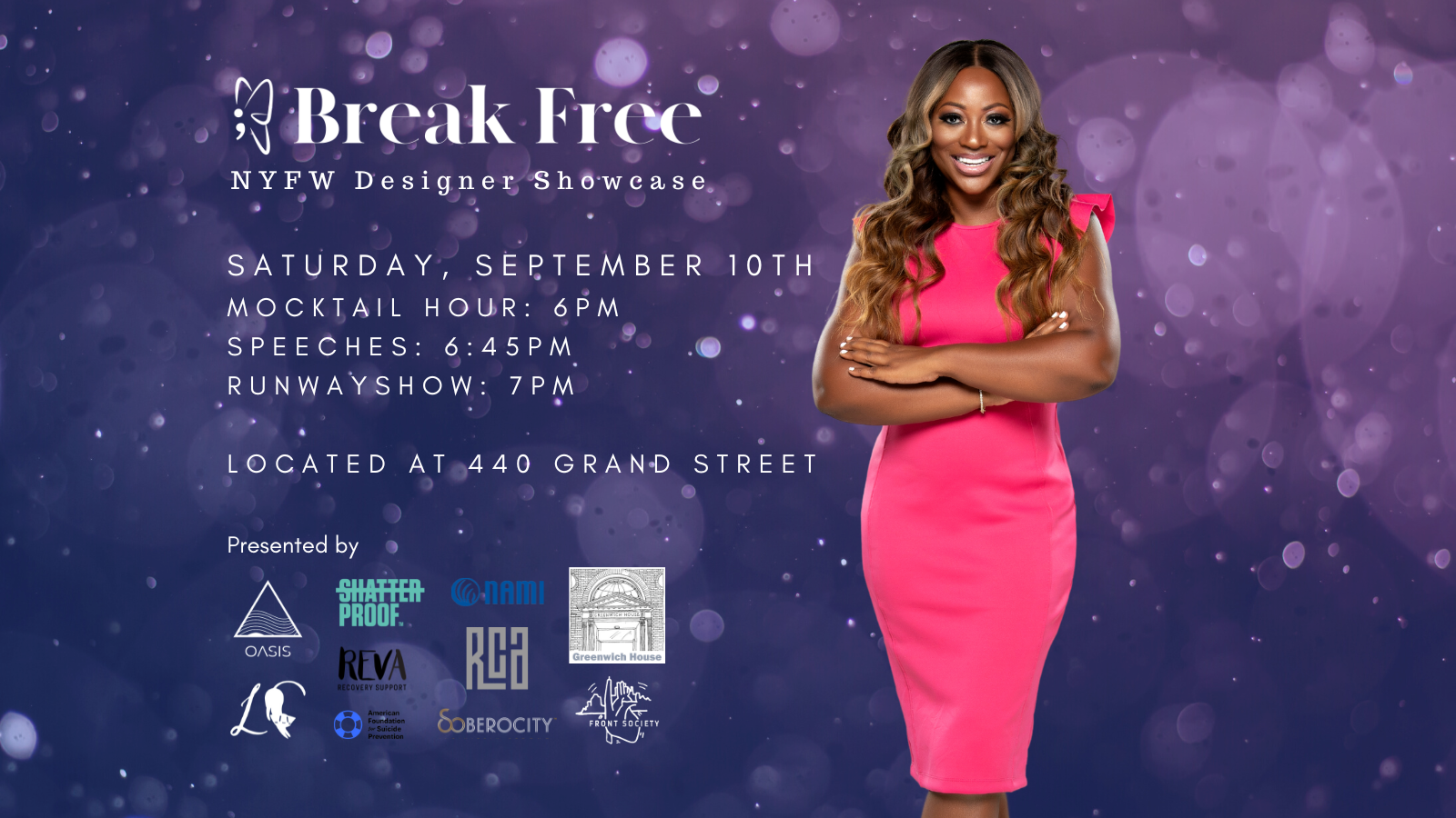 Break Free NYFW, LLC, Wednesday, September 7, 2022, Press release picture