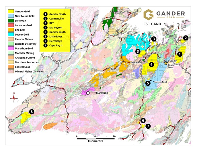 Gander Gold Corporation, Friday, September 9, 2022, Press release picture