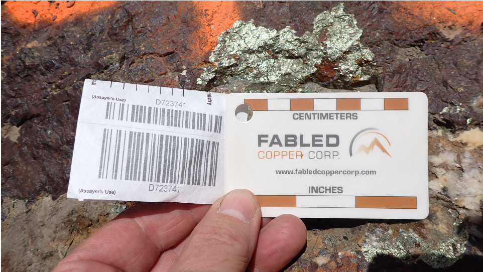 Fabled Copper Corp., Tuesday, September 13, 2022, Press release picture
