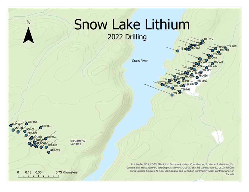 Snow Lake Resources Ltd., Thursday, September 15, 2022, Press release picture