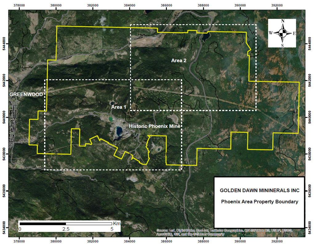 Golden Dawn Minerals Inc., Monday, September 19, 2022, Press release picture