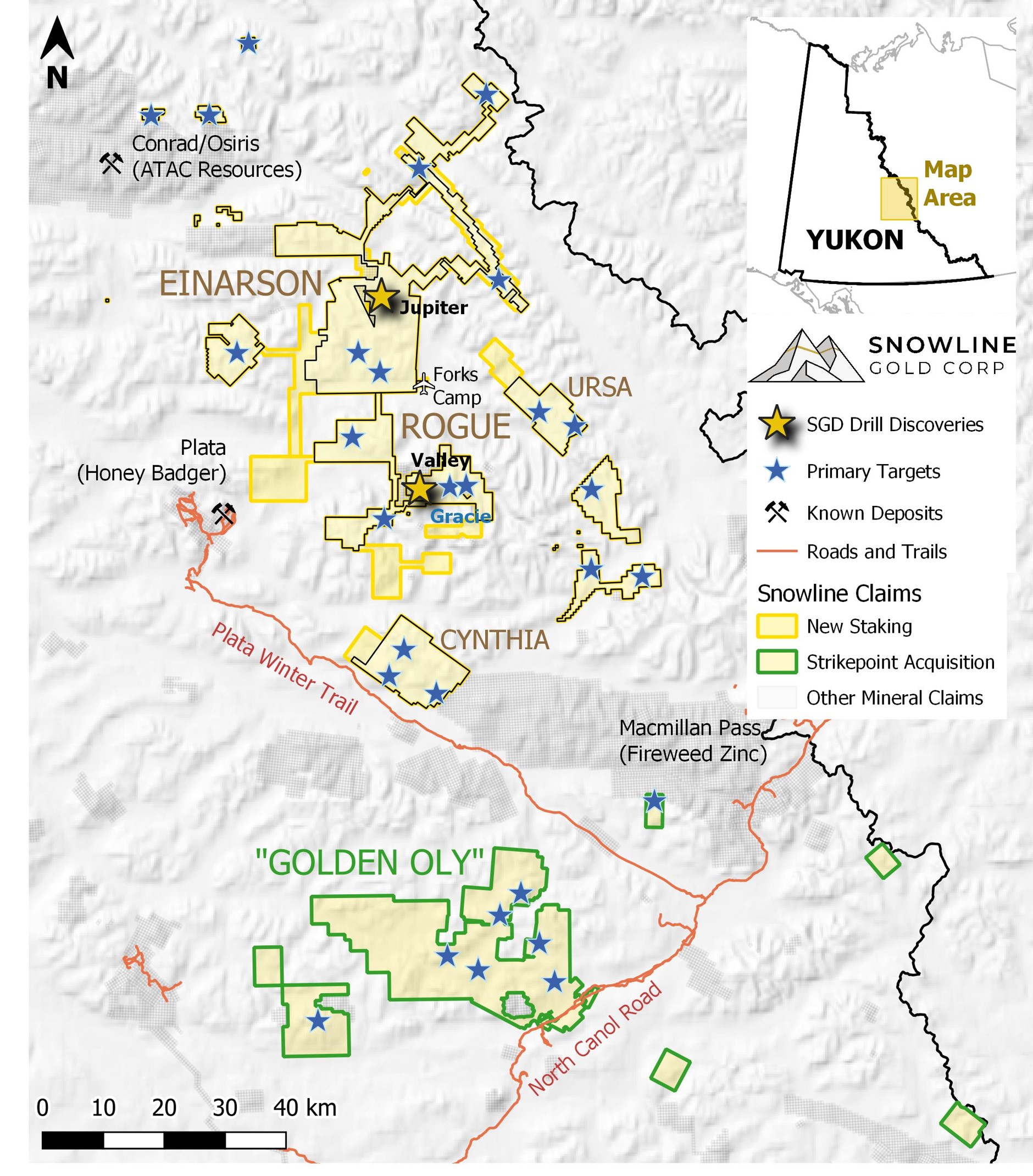 Snowline Gold Corp., Tuesday, September 20, 2022, Press release picture