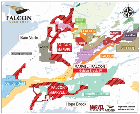 Falcon Gold Corp, Friday, September 23, 2022, Press release picture