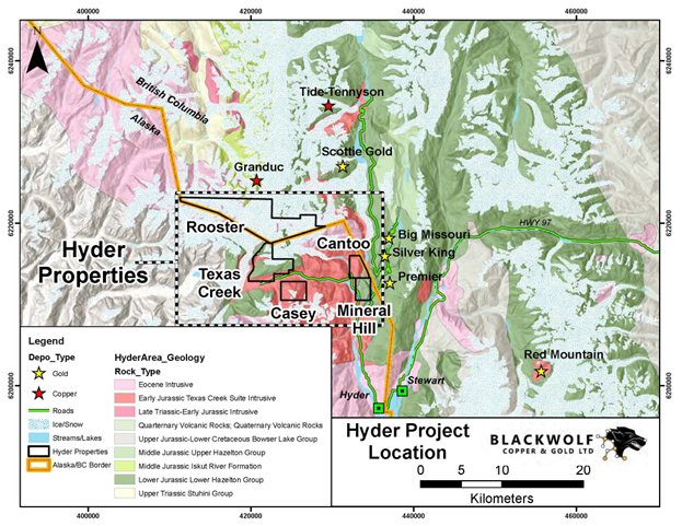 Blackwolf Copper and Gold Ltd, Tuesday, January 17, 2023, Press release picture