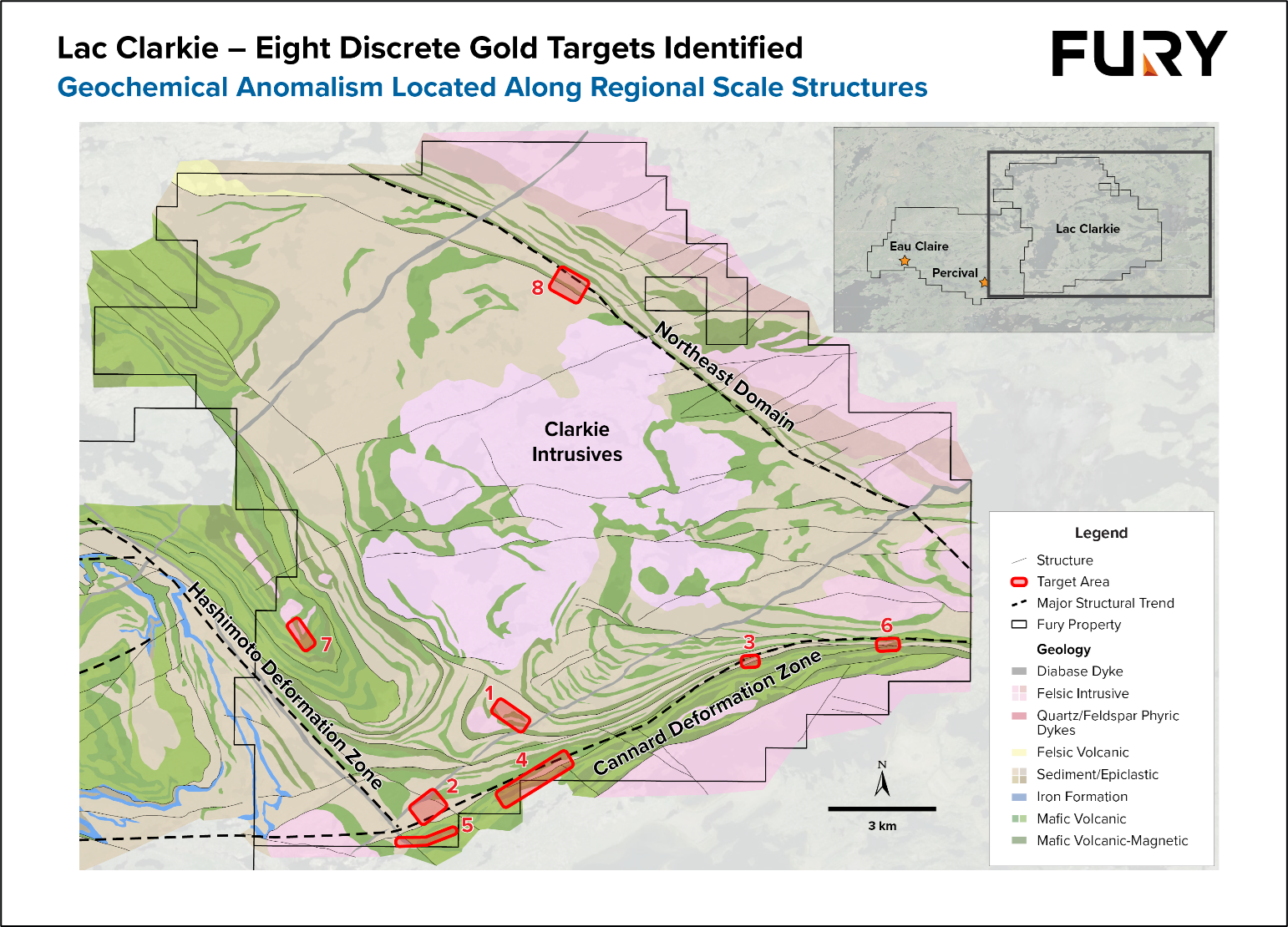 Fury Gold Mines Limited, Monday, February 13, 2023, Press release picture