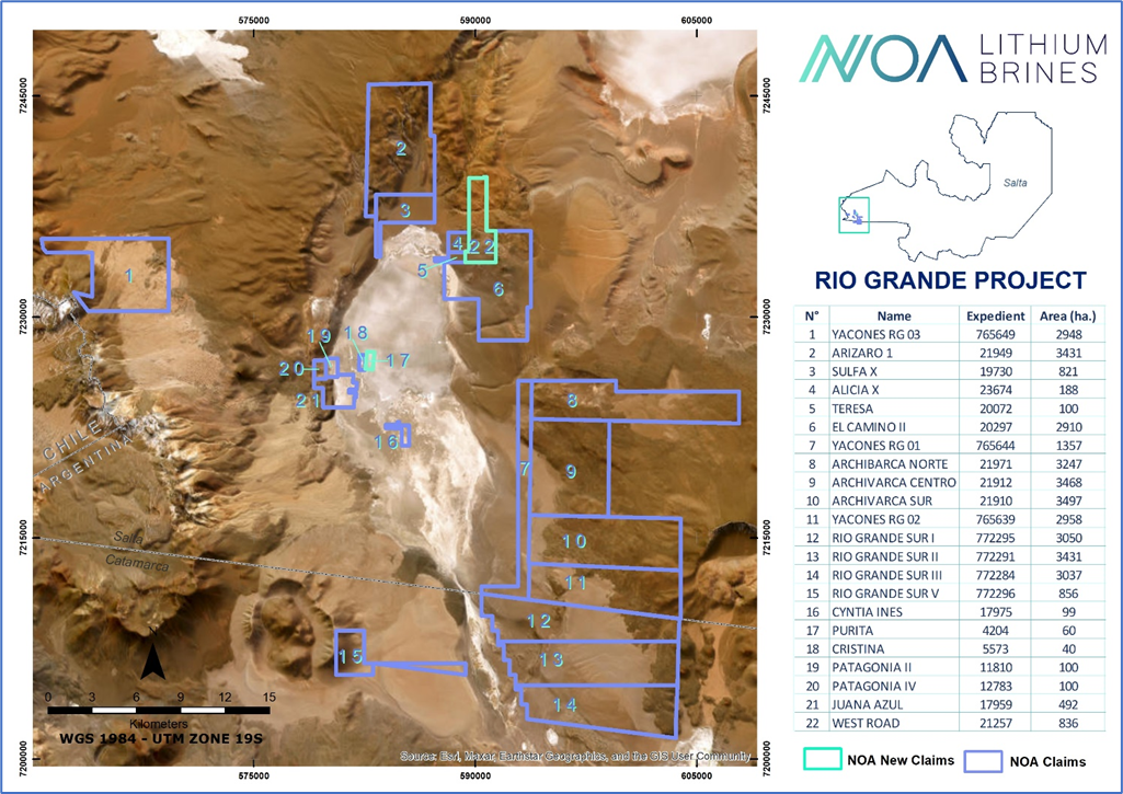 NOA Lithium Brines Inc., Wednesday, March 29, 2023, Press release picture
