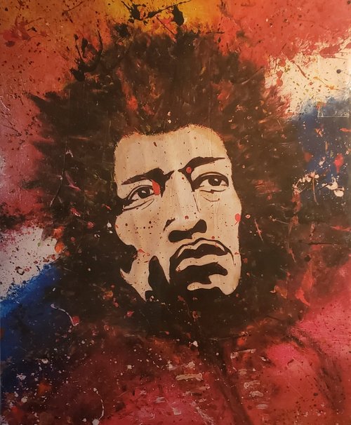 Jimi Hendrix Touch Audible Painting