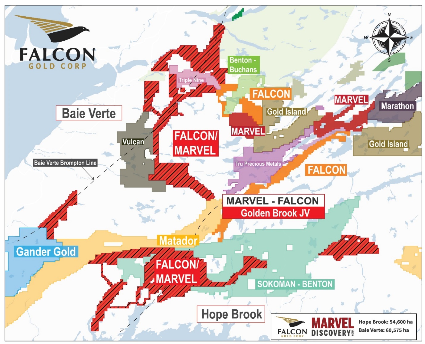 Falcon Gold Corp, Tuesday, May 30, 2023, Press release picture