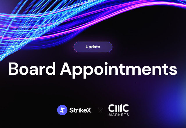 Board of Directors appointments at StrikeX