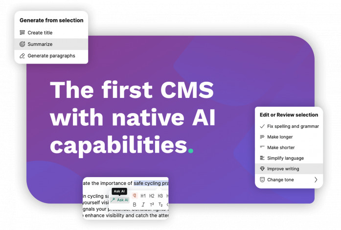 Kontent.ai's AI native capabilities
