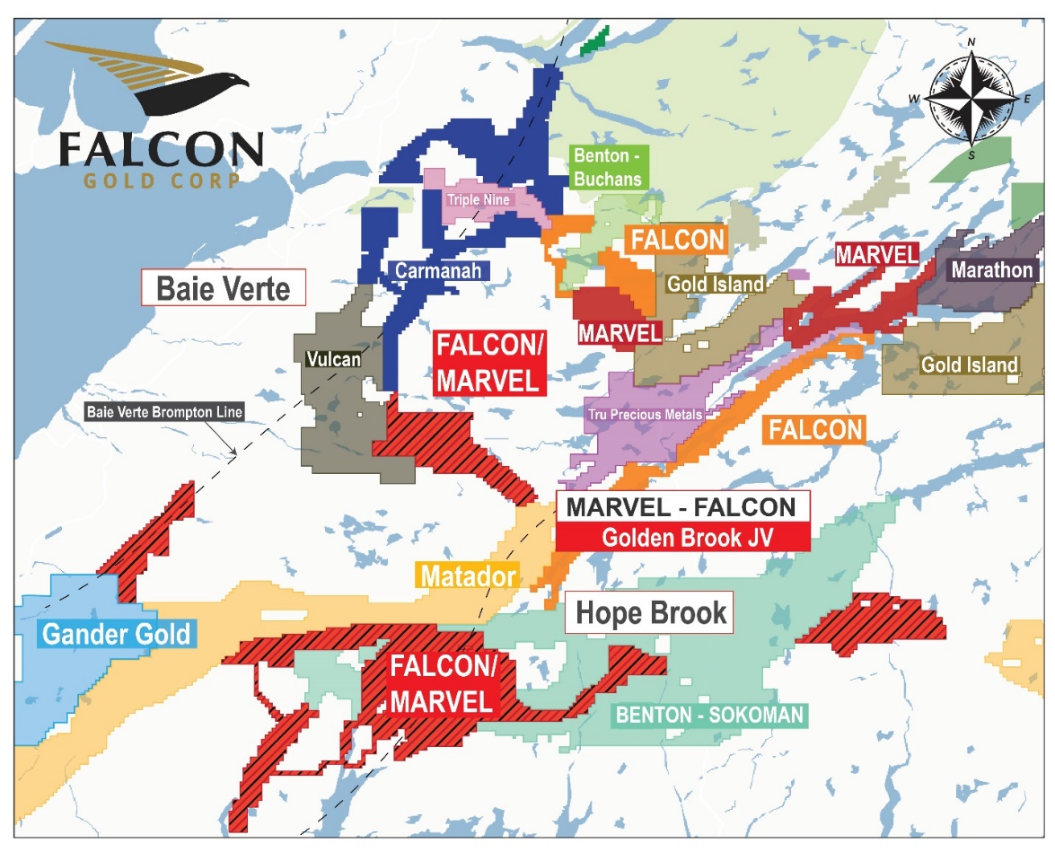 Falcon Gold Corp, Monday, July 24, 2023, Press release picture
