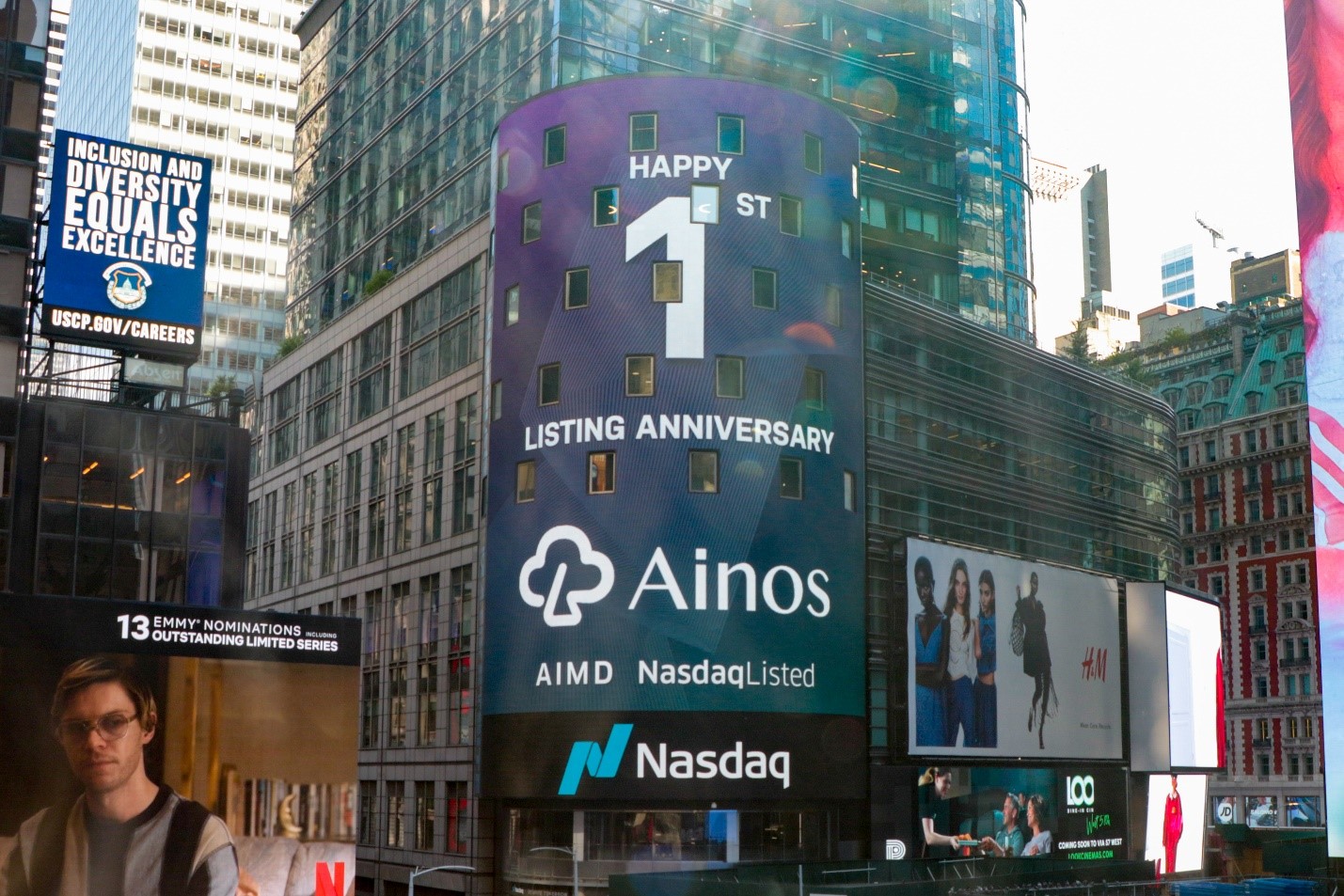 Ainos, Inc., Thursday, August 10, 2023, Press release picture