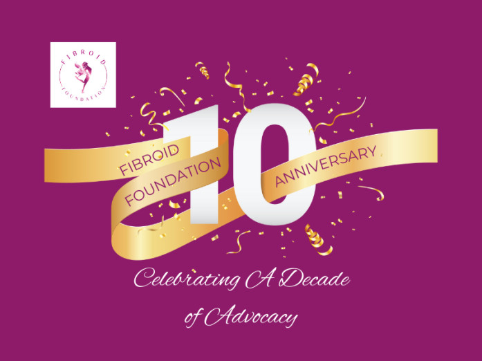 Fibroid Foundation 10th Anniversary Logo