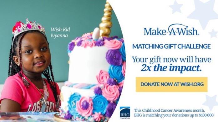 BHG Financial and Make-A-Wish Team Up to Grant Life-Changing Wishes During National Childhood Cancer Awareness Month